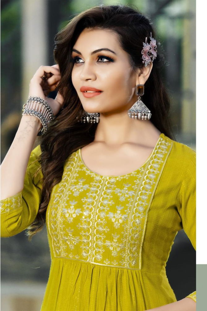 Naira Vol 2 By Hirwa Long Kurtis Catalog